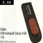 Allahindlus - Adata USB mälupulk Classic 4GB