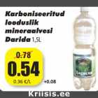 Allahindlus - Karboniseeritud
looduslik
mineraalvesi
Darida