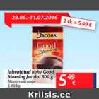 Allahindlus - Jahvatatud kohv Good Morning Jacobs, 500 g