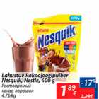 Allahindlus - Lahustuv kakaojoogipulber Nesquik, Nestle, 400 g