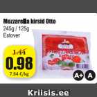 Allahindlus - Mozzarella kirsid Otto