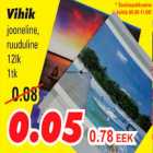 Vihik jooneline, ruuduline