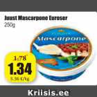 Juust Mascarpone Euroser, 250 g