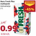 Aura Fresh Plus
mahlajook
metsamarja
2 L