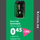 Allahindlus - Green Cola karastusjook 330 ml