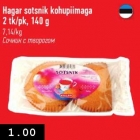 Allahindlus - Hagar sotsnik kohupiimaga 2 tk/pk, 140 g