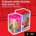 Allahindlus - St.Majewski metallist pliiatsitops Fairies või Cars