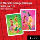 Allahindlus - St.Majewski kummiga plastmapp Fairies, A4