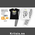 MINNIE NAISTE PIDŽAAMA S-XL