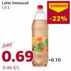 Allahindlus - Lotte limonaad
1,5 L