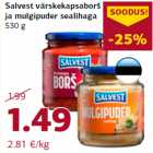 Allahindlus - Salvest värskekapsaborš
ja mulgipuder sealihaga
530 g