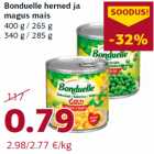 Allahindlus - Bonduelle herned ja
magus mais