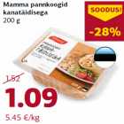 Allahindlus - Mamma pannkoogid
kanatäidisega
200 g