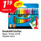 Rasvakriidid ColorPeps
Maped, 18 tk/pk, 0,07/tk