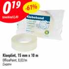 Kleeplint, 15 mm x 10 m
OfficePoint, 0,02/m