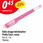 Kahe otsaga tekstimarker
Pretty Color, roosa
M & G, 1 tk