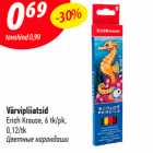 Allahindlus - Värvipliiatsid
Erich Krause, 6 tk/pk, 0,12/tk