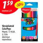 Värvipliiatsid ColorPeps
Maped, 12 tk/pk, 0,13/tk