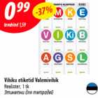 Allahindlus - Vihiku etiketid Valemivihik
Realister, 1 tk