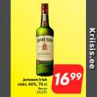 Allahindlus - Jameson Irish
viski, 40%, 70 cl