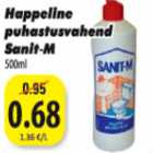 Allahindlus - Happeline puhastusvahend Sanit-M