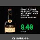 PRANTSUSMAA
BRÄNDI ST. REMY
AUTHENTIC VSOP
36% 0,7L