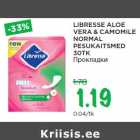 Allahindlus - LIBRESSE ALOE
VERA & CAMOMILE
NORMAL
PESUKAITSMED
30TK