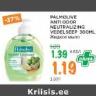 Allahindlus - PALMOLIVE
ANTI ODOR
NEUTRALIZING
VEDELSEEP 300ML