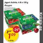 Jogurt Activia, 4 tk x 120 g