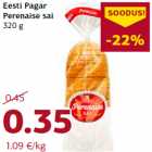 Allahindlus - Eesti Pagar
Perenaise sai
320 g