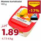 Allahindlus - Mamma kartulisalat
400 g