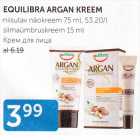 EQUILIBRA ARGAN KREEM