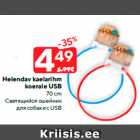 Helendav kaelarihm
koerale USB
70 cm
