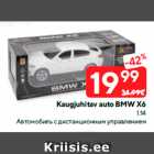 Allahindlus - Kaugjuhitav auto BMW X6
1:14
