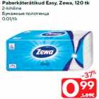 Paberkäterätikud Easy, Zewa, 120 tk

