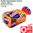 Kuldne klassikaline röstsai
Leibur, 250 g
