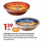 Allahindlus - Latikafilee tomati- või kodumarinaadis Peipsi Kalatööstus, 400 g/neto 160 g, 8,69/kg