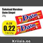 Allahindlus - Šokolaad Marabou Daim Singel 28 g