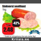 Allahindlus - Sinkvorst sealihast
1kg