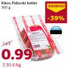 Allahindlus - Kikas Požarski kotlet
300 g