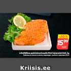 Магазин:Hüper Rimi,Скидка:Бабочка из лосося в апельс.маринаде с рыбного прилавка Rimi