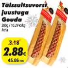 Allahindlus - Täissuitsuvorst juustuga Gouda