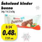 Allahindlus - šokolaad kinder bueno