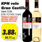 Allahindlus - KPN vein Gran Castillo