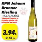 Allahindlus - KPN Johann Brunner Riesling