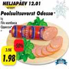 Poolsuitsuvorst Odessa