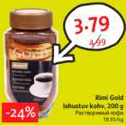 Allahindlus - Rimi Gold
lahustuv kohv, 200 g