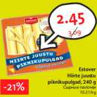 Allahindlus - Estover
Hiirte juustu
piknikupulgad, 240 g