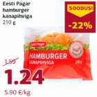 Allahindlus - Eesti Pagar
hamburger
kanapihviga
210 g