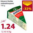 Allahindlus - Käserei Dorblu
sinihallitusjuust
100 g